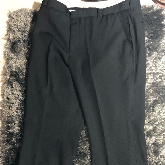Tuta Perry Ellis Portfolio 2 Pezzi Nera Elasticizzata - Taglia 42R (vita 35, Giacca Regolare)